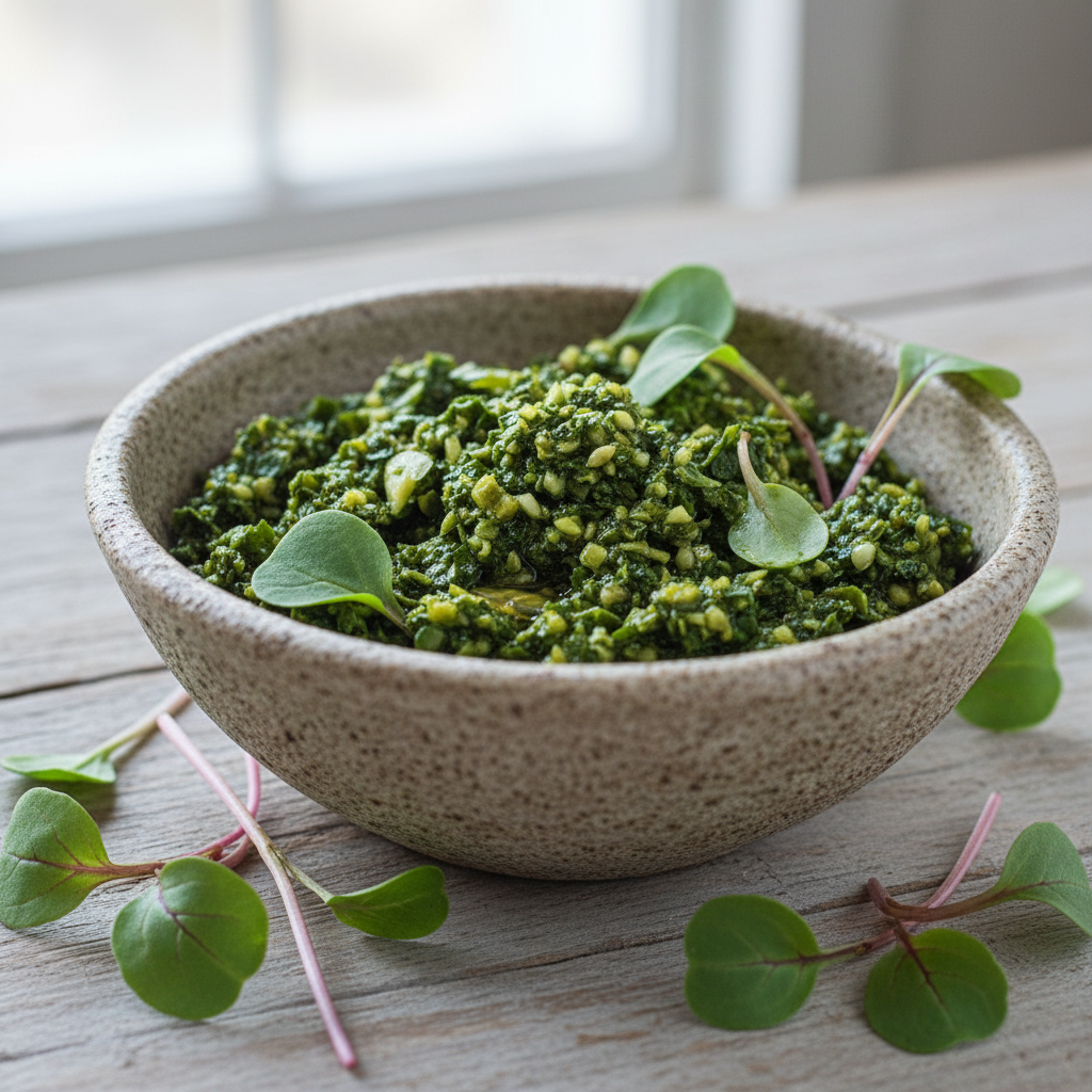 Radish Green Pesto
