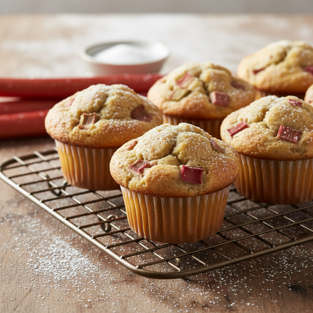 Rhubarb Coffee Cake or Muffins